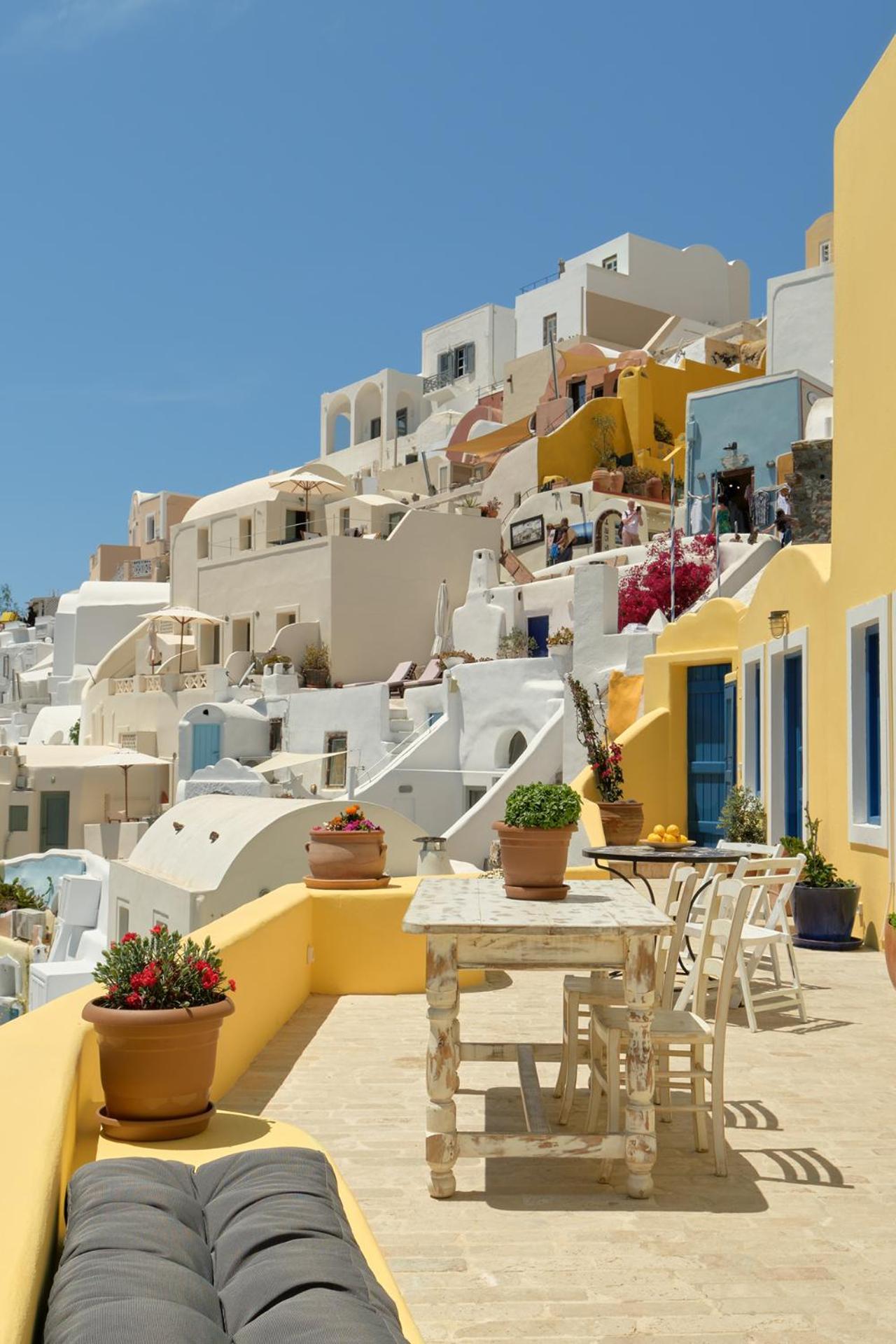 Ilivatos - Elegant Villa On The Caldera'S Edge Oia  Exterior photo