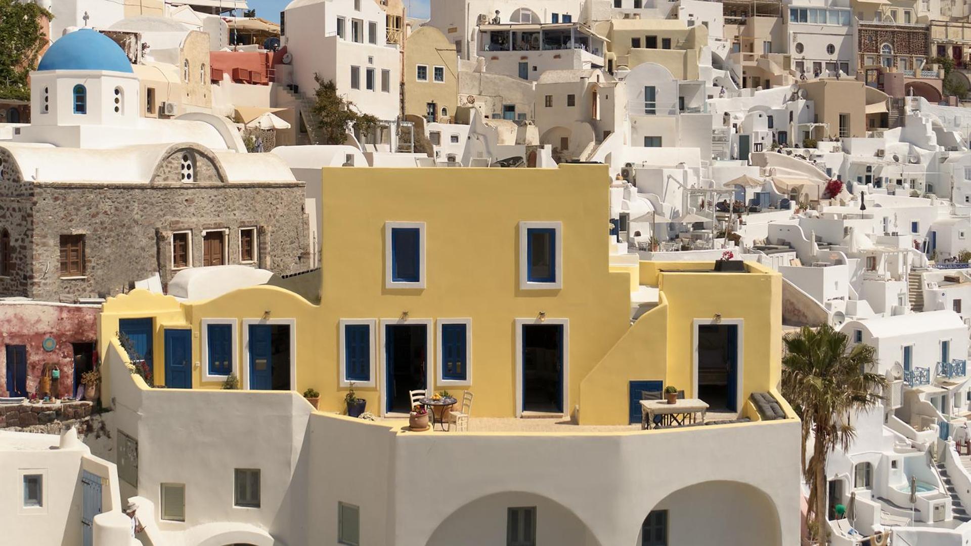 Ilivatos - Elegant Villa On The Caldera'S Edge Oia  Exterior photo